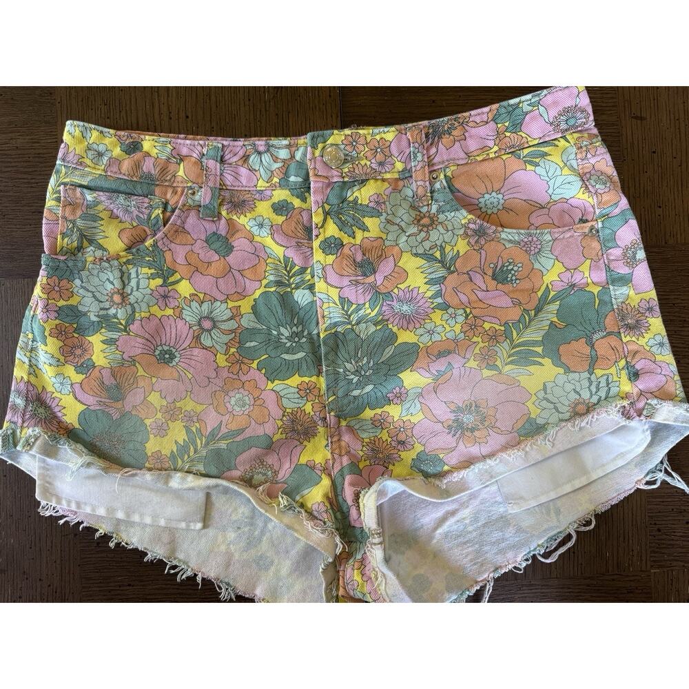 Wild Fable Multi-Floral Highest Rise Cheeky Shorts Women’s Size 12